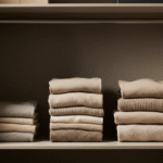 pulls rangés dans un placard