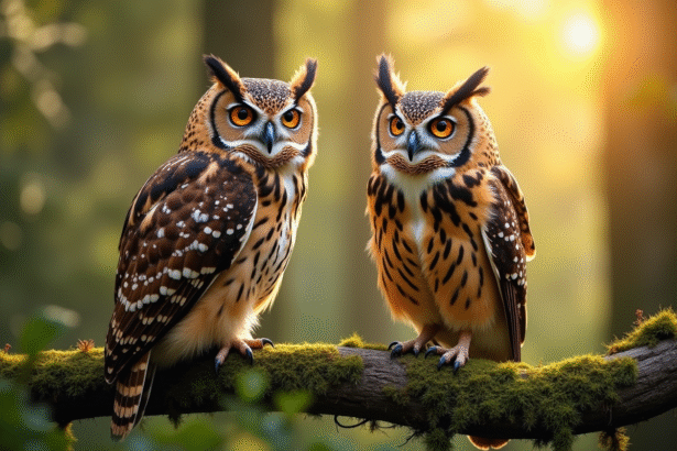 Différences entre hibou et chouette : les particularités physiques à ne