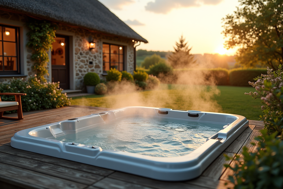 Charmante maison normande avec jacuzzi au lever du soleil