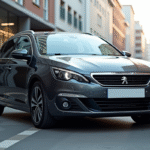 Voiture Peugeot 308 d'occasion en ville lumineuse